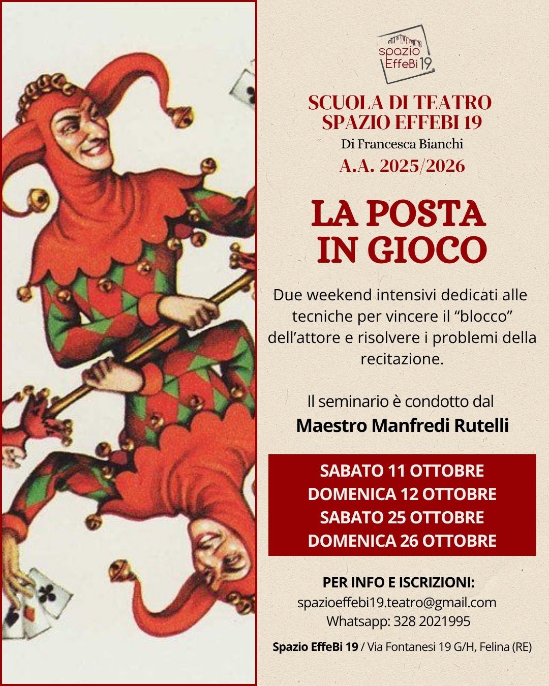 LA POSTA IN GIOCO
