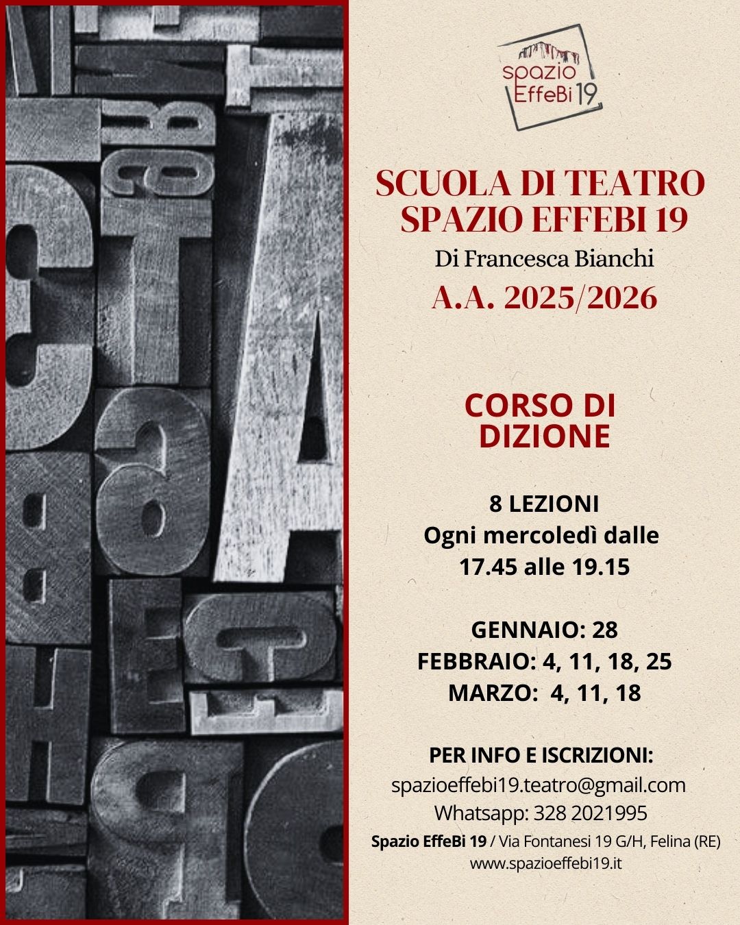 CORSO DI DIZIONE