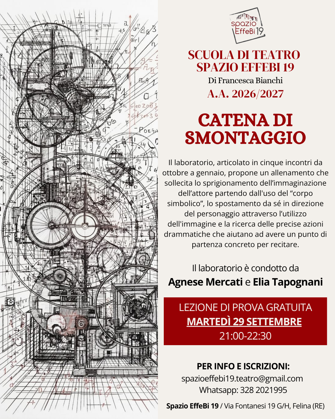 LABORATORIO CATENA DI SMONTAGGIO
